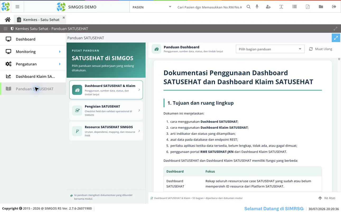 Pusat Panduan SATUSEHAT
